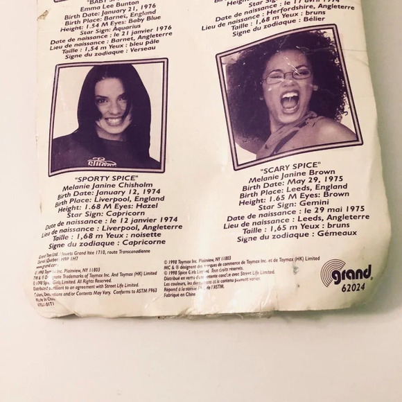 Vintage 1998 Scary Spice Girls 6 Inch Tall  Action Figure Doll Mel B Damaged - Picture 6 of 16